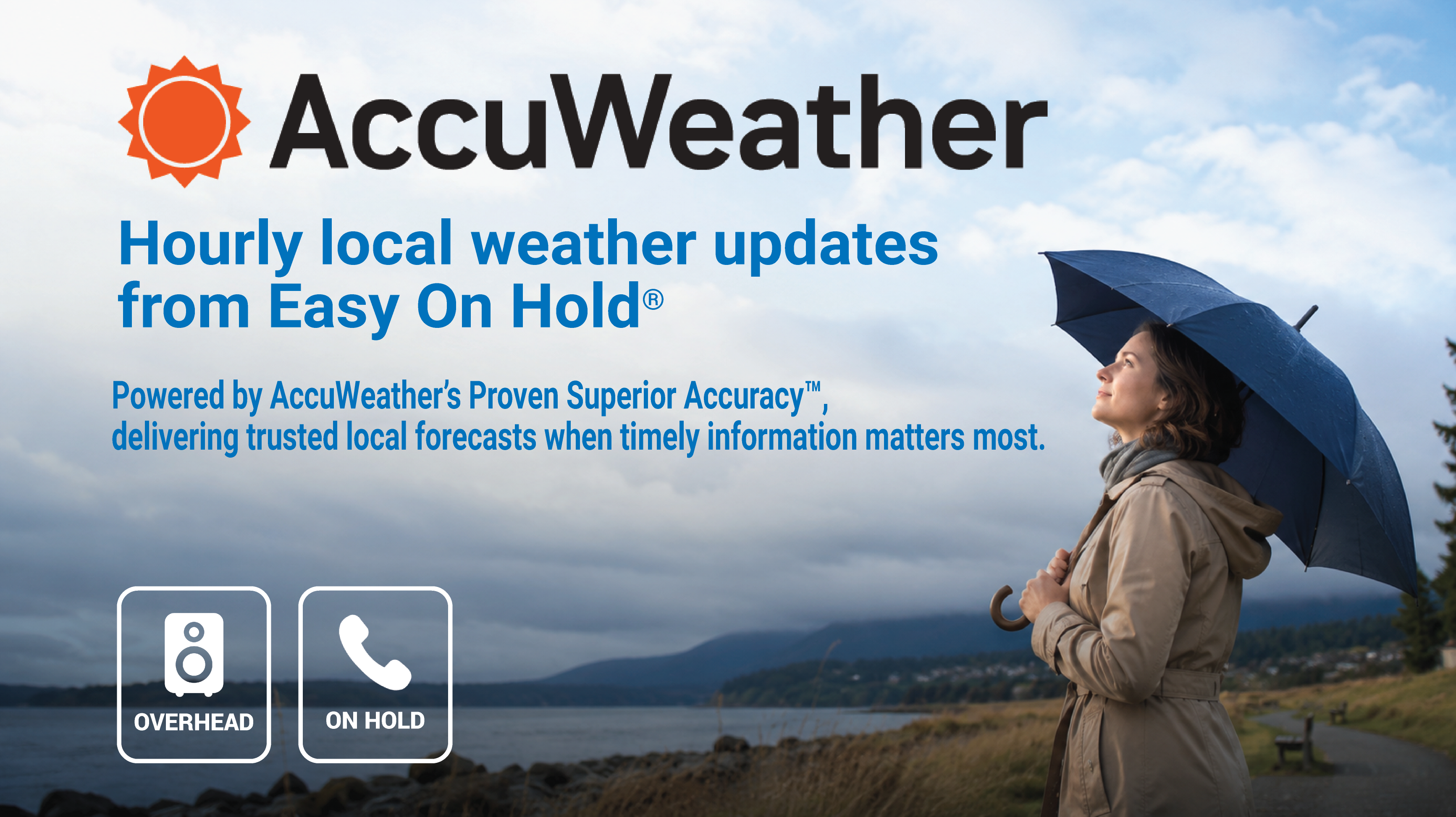 AccuWeather forecasts for business audio