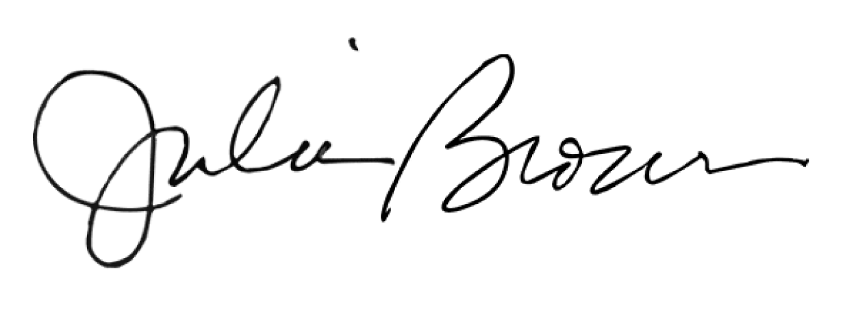 Signature of Julie Brown