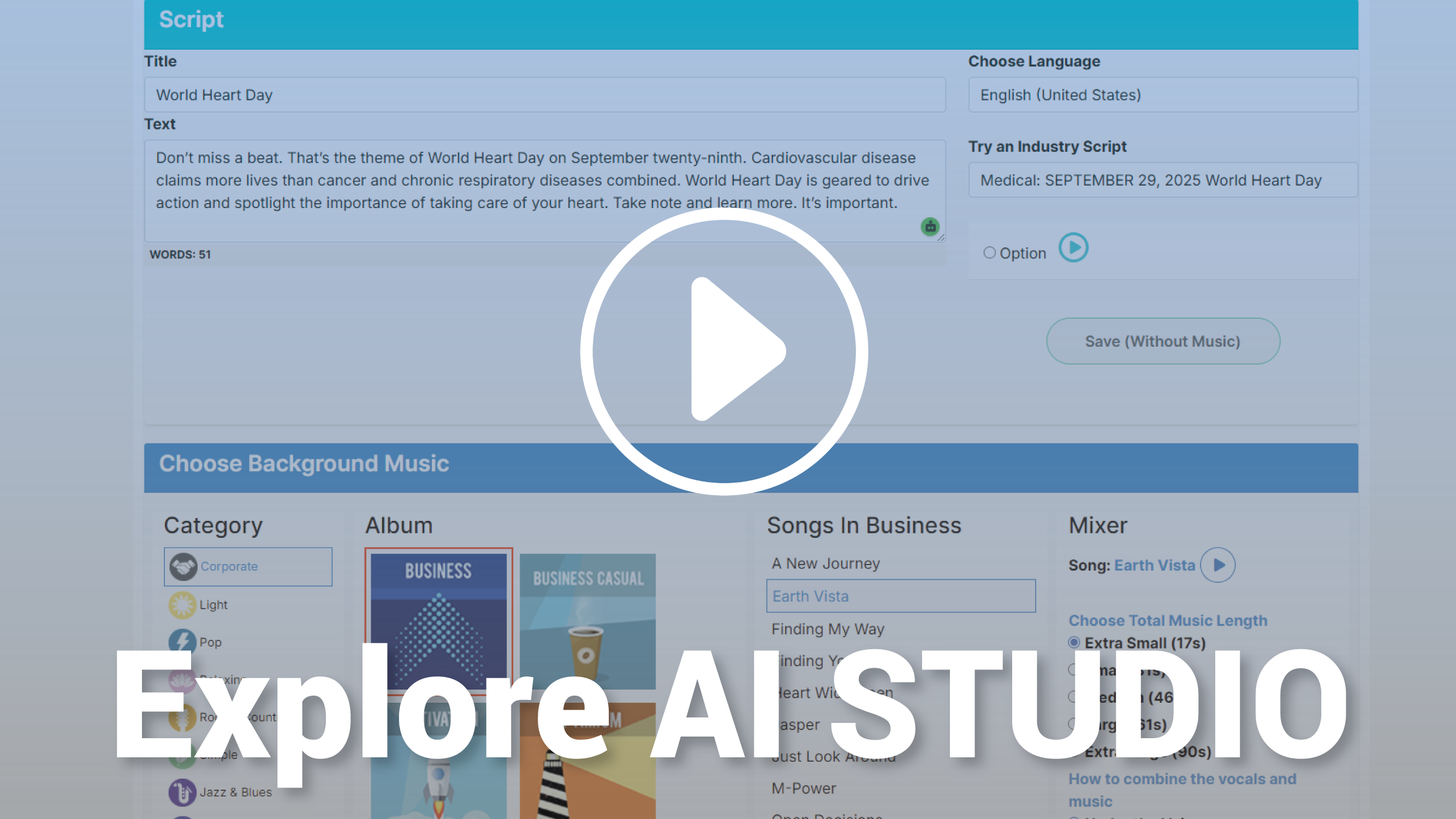 Preview of the Easy On Hold AI Studio video