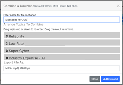 Easy On Hold Combine and Download feature for Five9